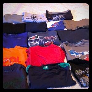 Bundle (16) boys long sleeve 4t/ 4 tops